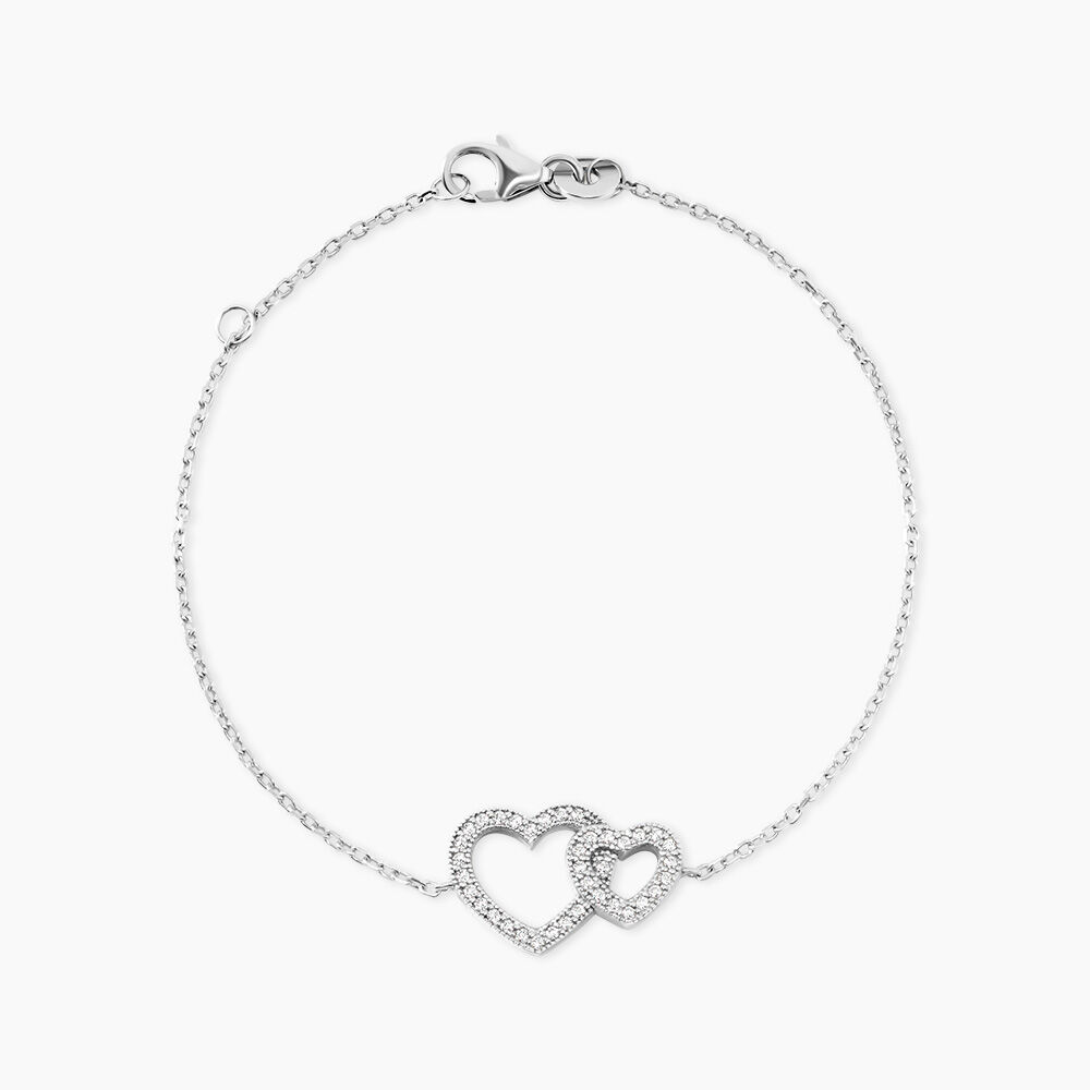 Bracelet Davia Argent Blanc Oxyde De Zirconium - Bracelets fantaisie Femme | Marc Orian
