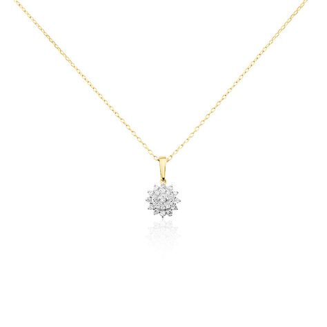 Collier Barbra Or Jaune Diamant - Colliers avec pierres Femme | Marc Orian
