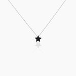 Collier Nasima Argent Blanc Spinelle - Colliers avec pierres Femme | Marc Orian