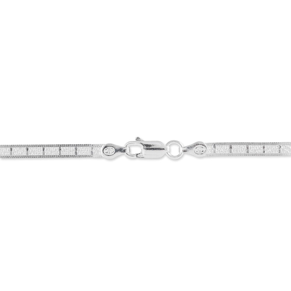 Bracelet Nuriaae Argent Blanc - Bracelets mailles Femme | Marc Orian