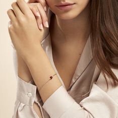 Bracelet Argent Blanc Katoucha Ambre - Bracelets chaînes Femme | Marc Orian