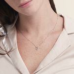 Collier Argent Blanc Hariane - Colliers fantaisie Femme | Marc Orian