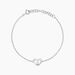 Bracelet Argent Savin Oxydes De Zirconium - Bracelets Medailles Femme | Marc Orian