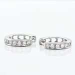 Cr&eacute;oles Anne-sixtine Argent Blanc Oxyde De Zirconium - Cr&eacute;oles Femme | Marc Orian