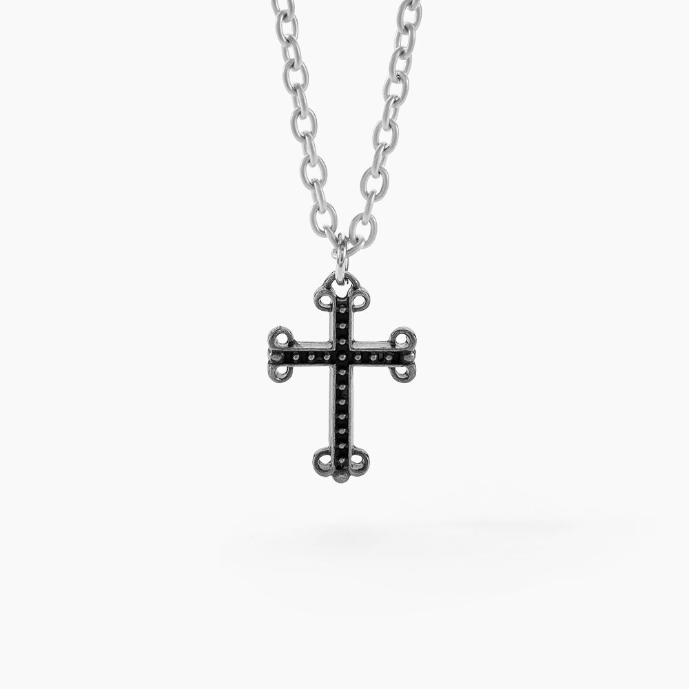 Collier Jodoc Acier Blanc - Colliers fantaisie Homme | Marc Orian