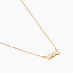 Collier Pryderi Or Jaune Oxyde De Zirconium - Colliers avec pierres Femme | Marc Orian