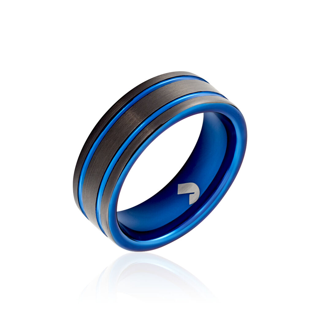 Bague Jourdan Homme Bada Tungstene Noir - Bagues grosses Homme | Marc Orian