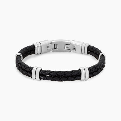 Bracelet Phebus Him Cuir De Vache Noir - Bracelets cuir Homme | Marc Orian