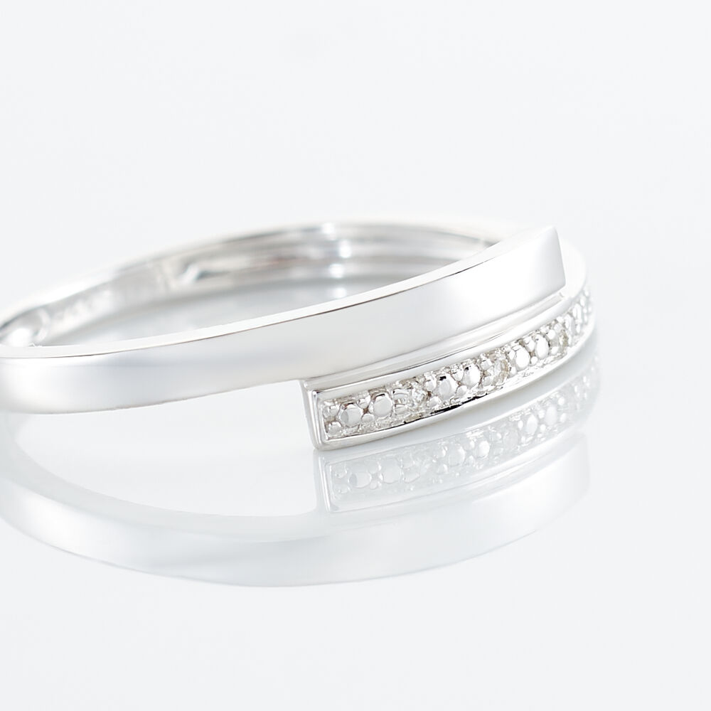 Bague Abigaelle Or Blanc Diamant - Bagues pierres précieuses Femme | Marc Orian