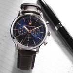 Montre Maserati Epoca Bleu - Montres classiques Homme | Marc Orian