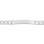 Bracelet Identit&eacute; Vivian Argent Blanc - Gourmettes Homme | Marc Orian