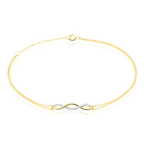 Bracelet Nucia Or Jaune Diamant - Bracelets chaînes Femme | Marc Orian