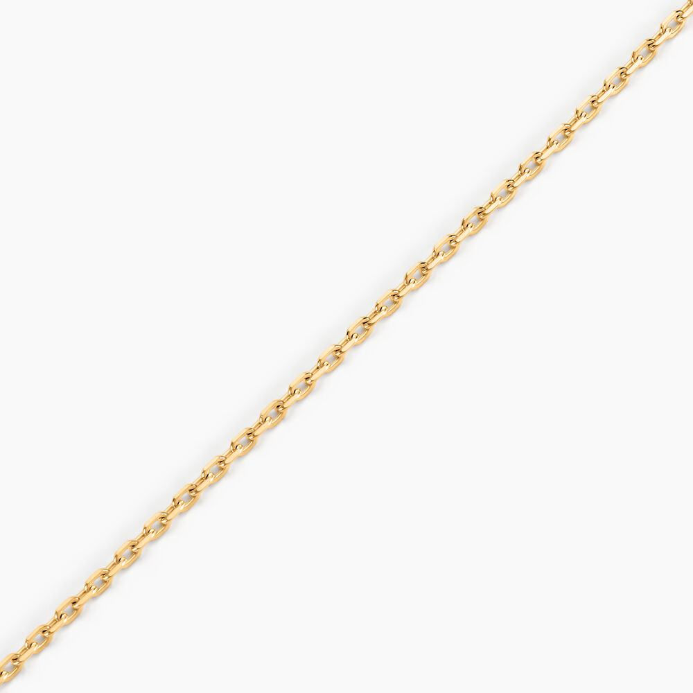 Chaîne Igoa Maille Forçat Diamantee Or Jaune - Chaines Femme | Marc Orian