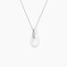 Collier Peer Argent Blanc Oxyde De Zirconium - Colliers avec pierres Femme | Marc Orian