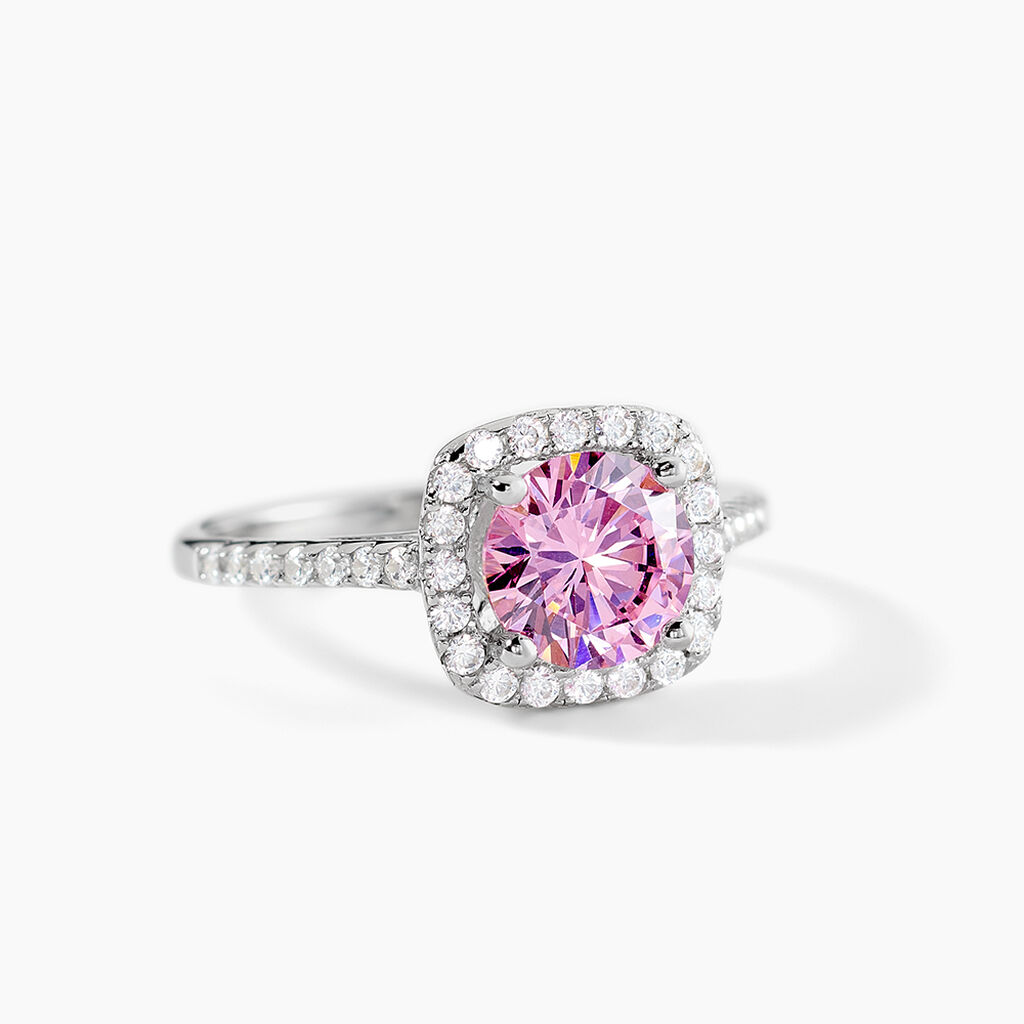 Bague Rio Argent Rose Oxyde De Zirconium - Bijoux fantaisie Femme | Marc Orian
