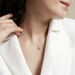 Collier Emotion Or Blanc Saphir Diamant - Colliers avec pierres Femme | Marc Orian