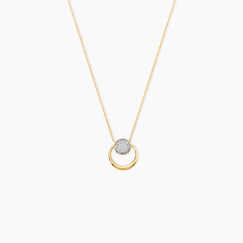Collier Or Jaune Laberiane Diamants - Colliers avec pierres Femme | Marc Orian