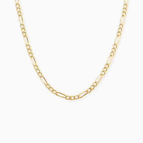 Chaîne Cameo Maille Alternee 1/3 Or Jaune - Chaines Femme | Marc Orian