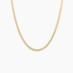 Collier Capucin Or Jaune Maille Marine Plate - Chaines Homme | Marc Orian