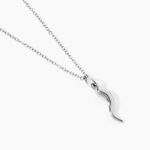 Collier Cornucopia Argent Blanc - Sautoirs Femme | Marc Orian