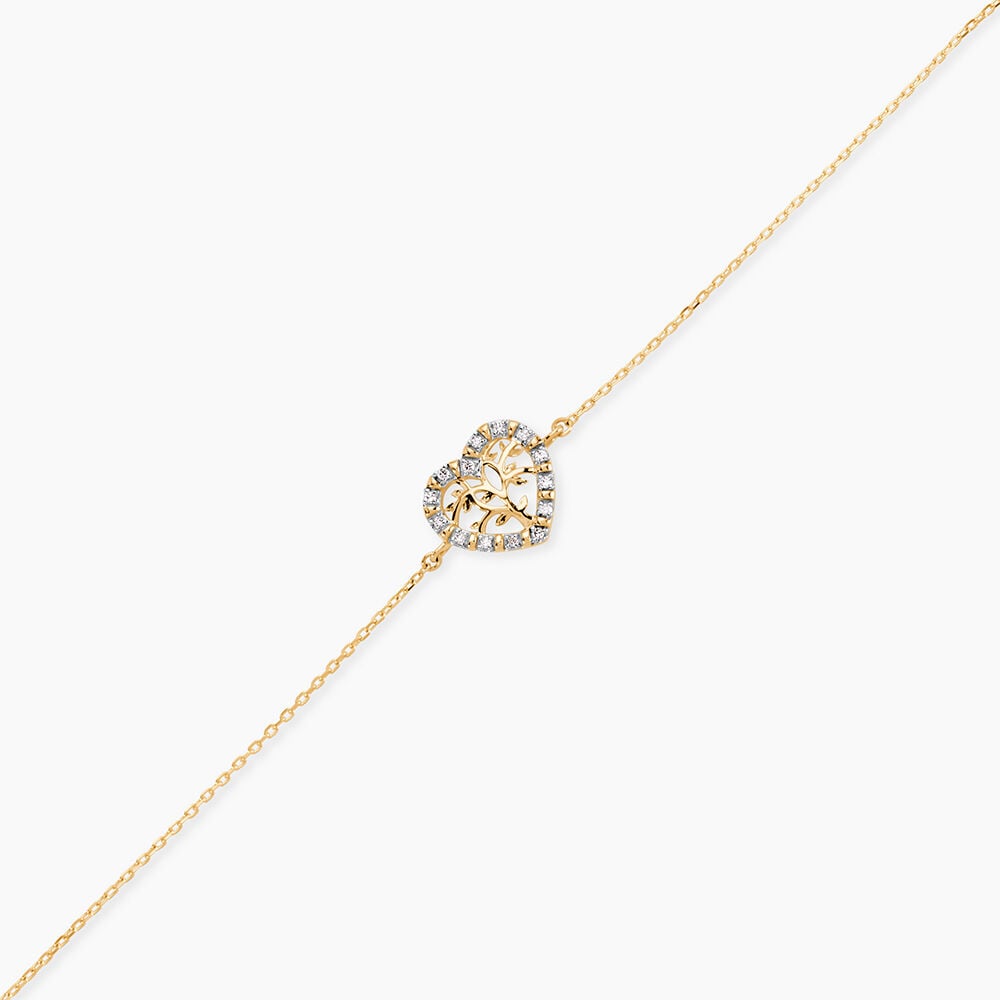 Bracelet Or Jaune Norissa Diamants - Bracelets cha&icirc;nes Femme | Marc Orian