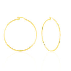 Créoles Youri Or Jaune - Boucles d'oreilles Créoles Femme | Marc Orian