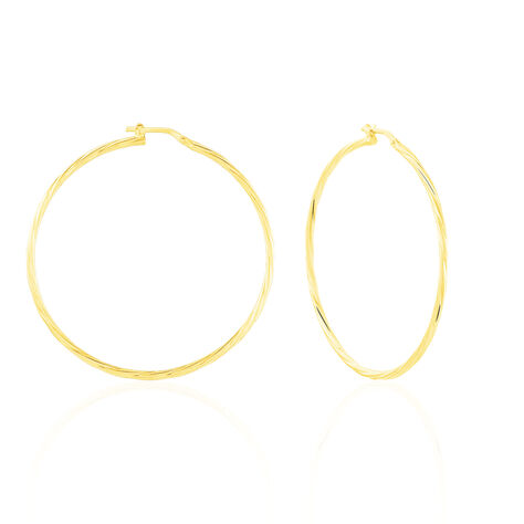 Créoles Youri Or Jaune - Boucles d'oreilles Créoles Femme | Marc Orian