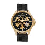 Montre Montignac Round Automatique Noir - Montres automatiques Homme | Marc Orian