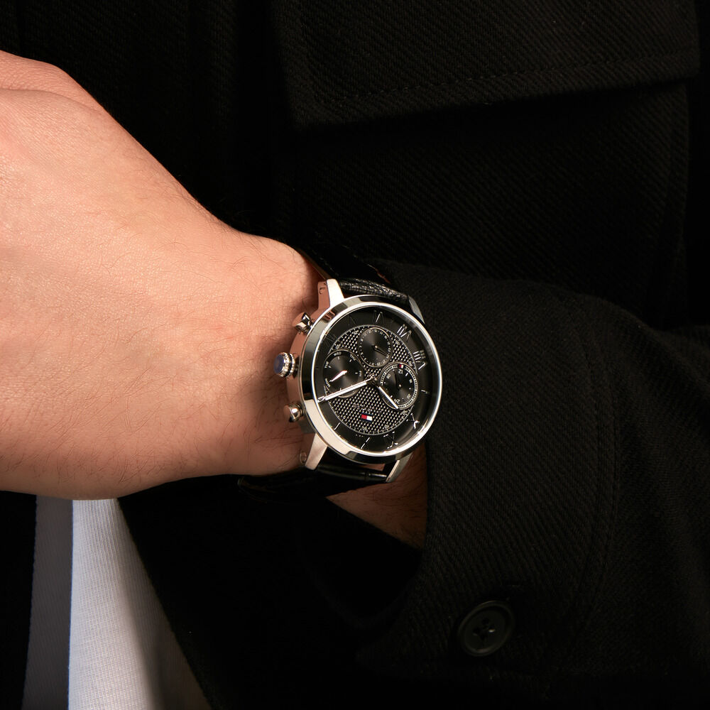 Montre Tommy Hilfiger Th-Oxford Noir - Montres &eacute;tanches Homme | Marc Orian