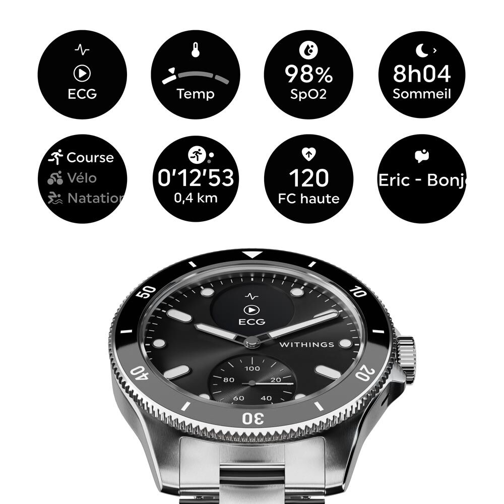 Montre Connectée Withings Scanwatch Nova - Montres connectées Homme | Marc Orian