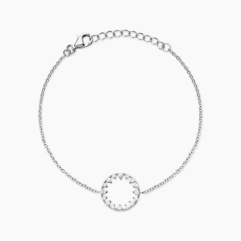 Bracelet Argent Valero Oxydes De Zirconium - Bracelets fantaisie Femme | Marc Orian