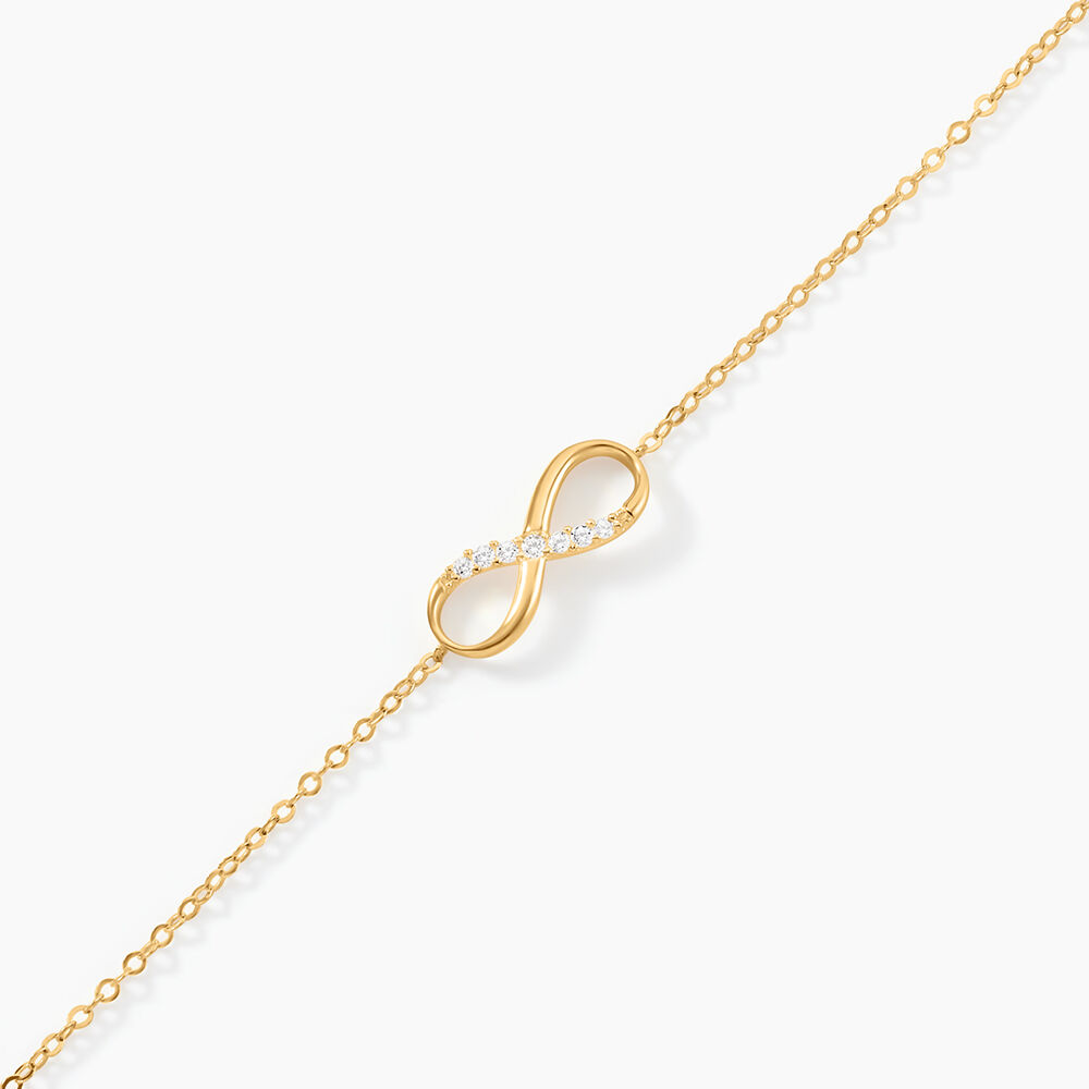 Bracelet Or Jaune Rosius Oxydes De Zirconium - Bracelets cha&icirc;nes Femme | Marc Orian