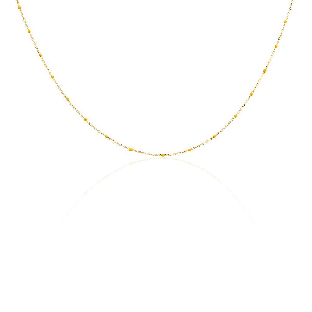 Collier Molly Argent Jaune - Colliers Femme | Marc Orian