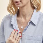 Pendentif Elio I Argent Blanc - Bijoux fantaisie Famille | Marc Orian