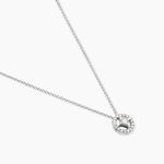 Collier Nour-imen Or Blanc Diamant - Colliers avec pierres Femme | Marc Orian