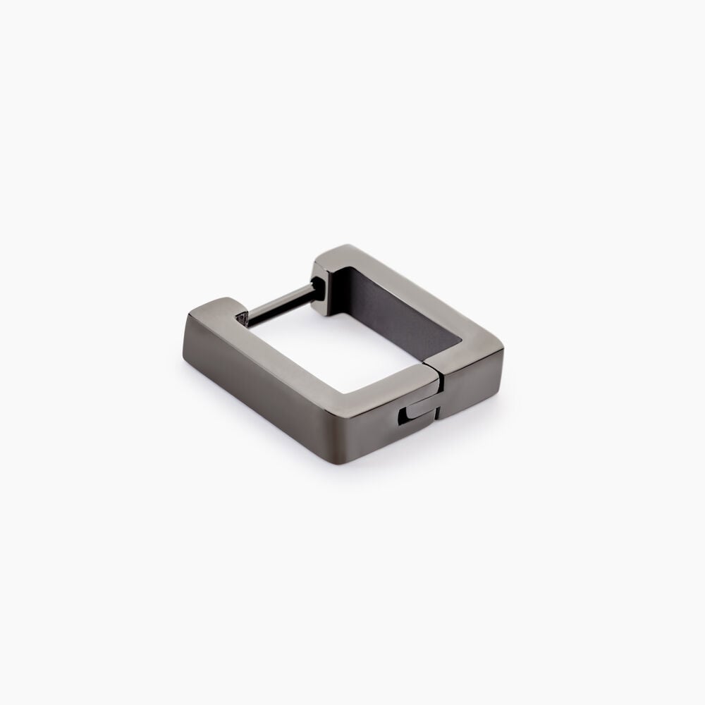 Créole Unitaire Amalfi Acier Noir - Piercings d'oreilles Homme | Marc Orian