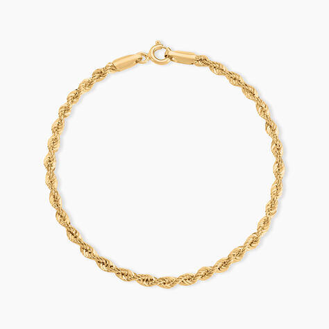 Bracelet Jerry Maille Corde Or Jaune - Bracelets mailles Femme | Marc Orian