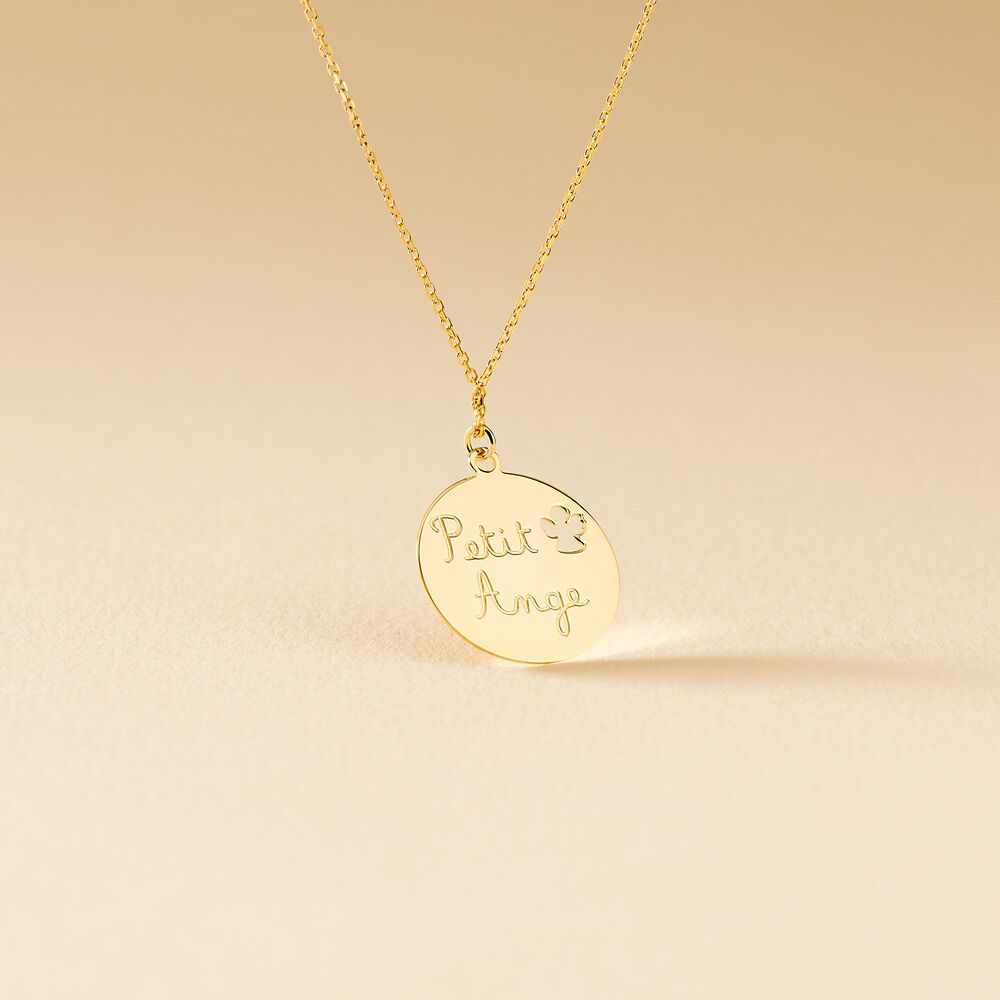 Collier Benedicte Message Or Jaune - Colliers ete Enfant | Marc Orian