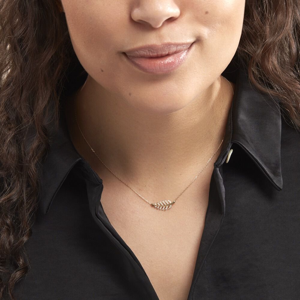 Collier Tourkia Or Jaune Oxyde De Zirconium - Colliers avec pierres Femme | Marc Orian