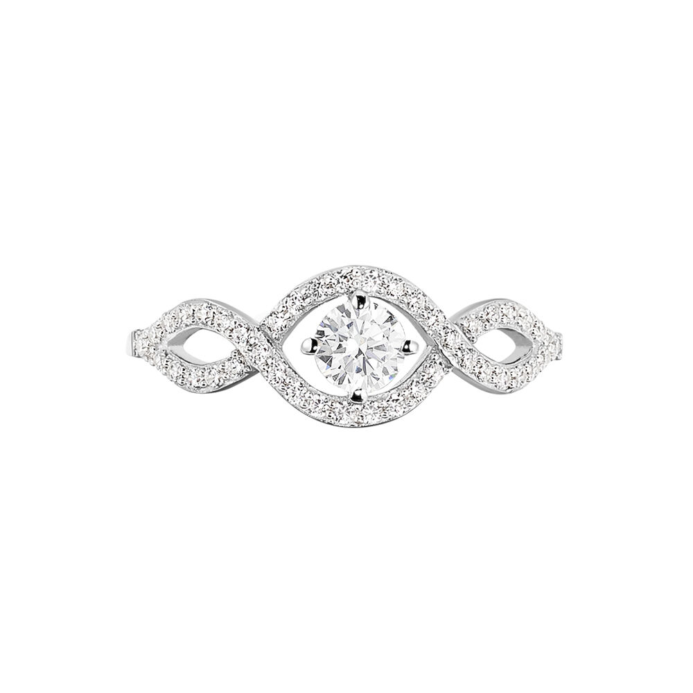 Bague Argent Katerina Oxydes De Zirconium - Solitaires Femme | Marc Orian