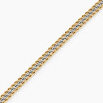 Bracelet Jerry 3 Or Bicolore - Bracelets mailles Femme | Marc Orian