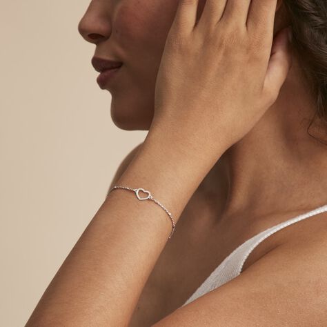 Bracelet Ayelet Argent Blanc - Bracelets chaînes Femme | Marc Orian