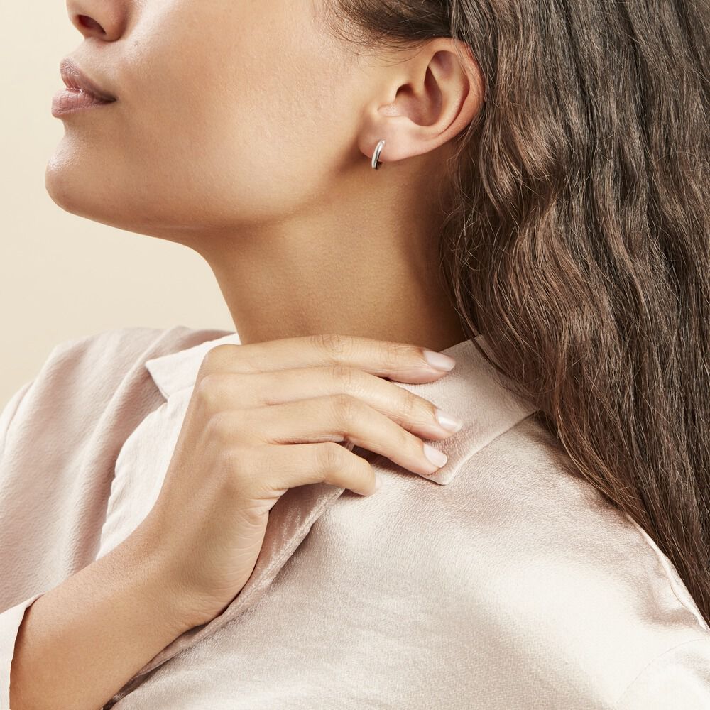 Créole Unitaire Agavie Or Blanc - Piercings d'oreilles Famille | Marc Orian