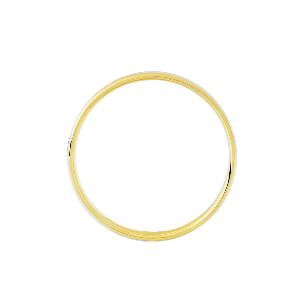 Alliance Marlise Ruban Plat Or Bicolore - Alliances duo Unisex | Marc Orian