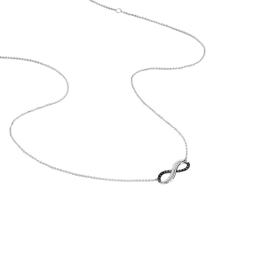 Collier Irene Or Blanc Diamant - Colliers Femme | Marc Orian