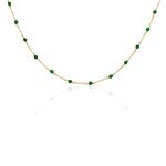 Collier Calliope Plaqu&eacute; Or Dor&eacute; Agate - Colliers avec pierres Femme | Marc Orian