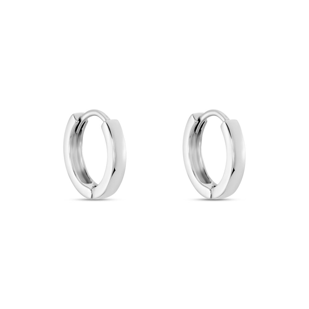 Créoles Argent Blanc Eleanora - Créoles Femme | Marc Orian