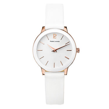 Montre Pierre Lannier Week End Ligne Pure Blanc