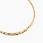 Collier Or Jaune Izel Maille Anglaise - Chaines Femme | Marc Orian