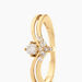 Bague Anastasio Or Jaune Diamant - Solitaires Femme | Marc Orian
